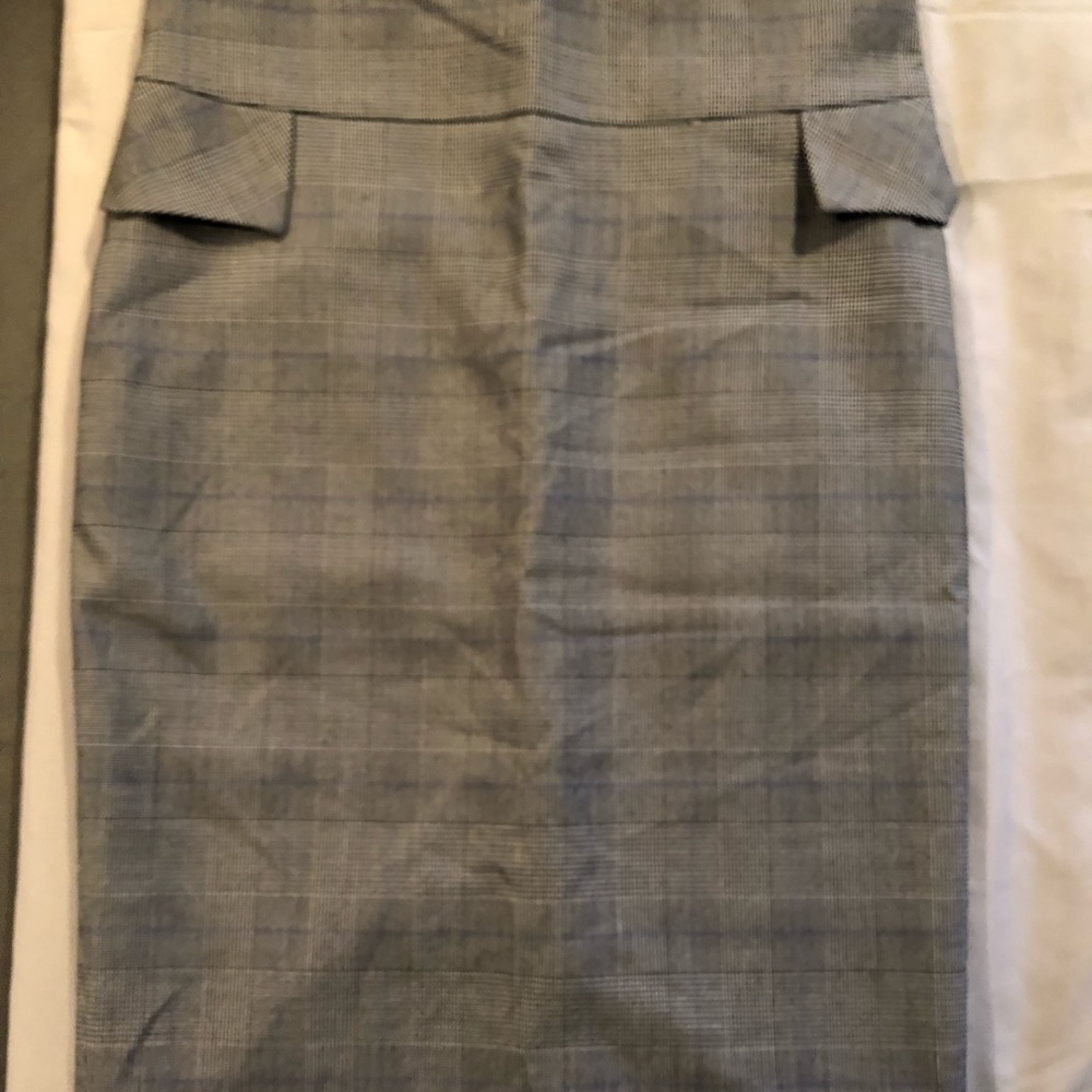 Never worn plaid print pencil skirt